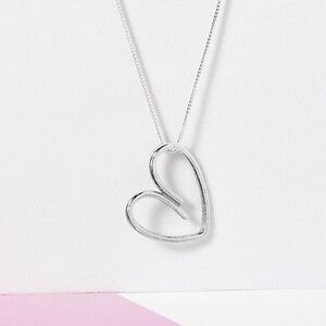 Sterling Silver Heart Necklace